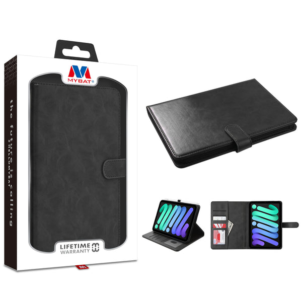 MyBat MyJacket Wallet Element Series for Apple iPad mini 6 (2021) / iPad mini 7 (2024) - Black - MIPMI6PCMJK291-1.jpg