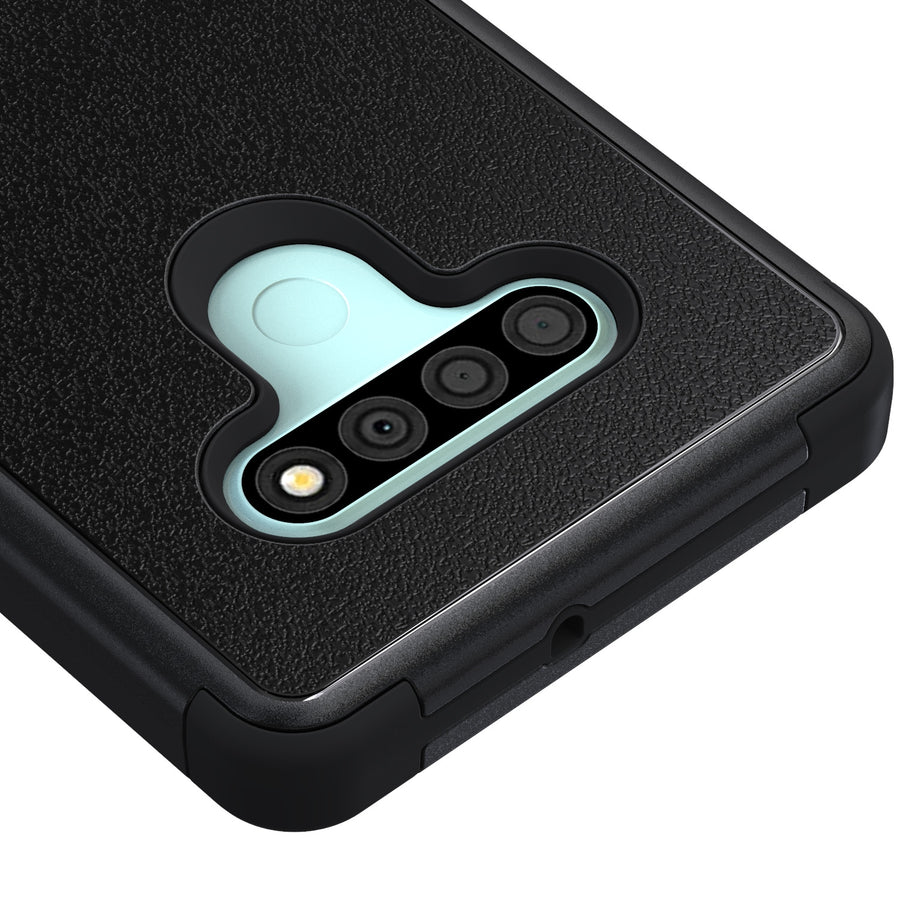 MyBat TUFF Series Case for Lg Stylo 6 - Natural Black / Black - MLSTL6CSE2TS251-4.jpg