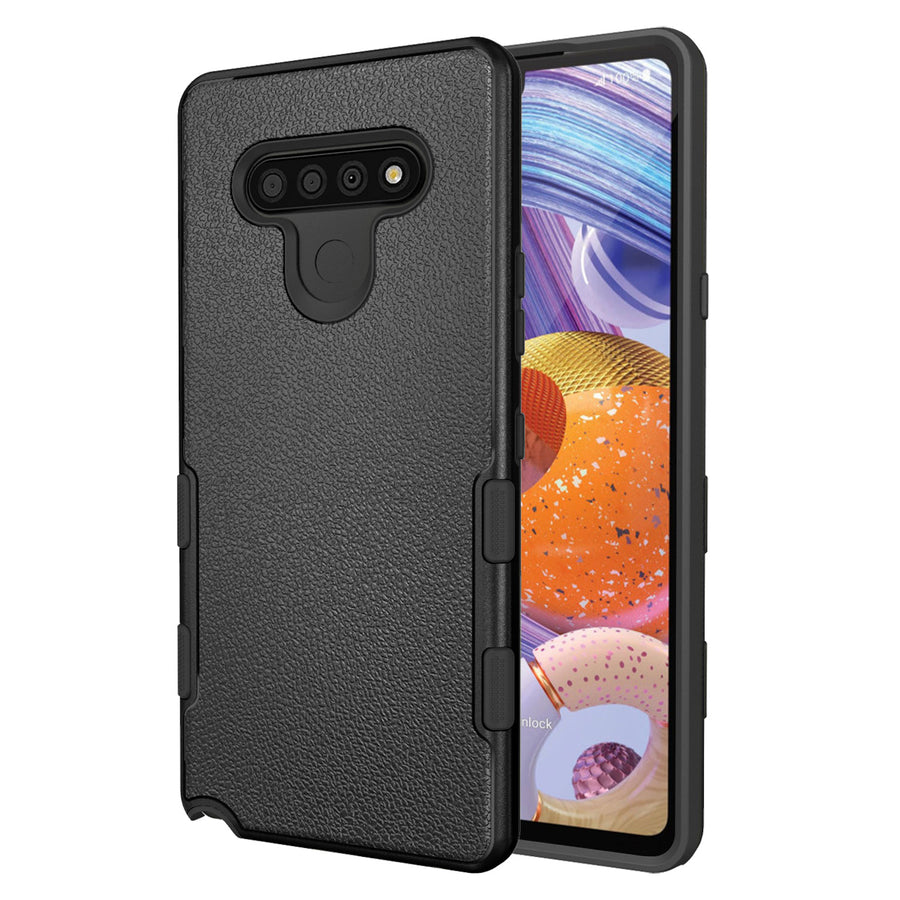 MyBat TUFF Subs Series Case for Lg Stylo 6 - Natural Black / Black - MLSTL6CSF3TS001-1.jpg