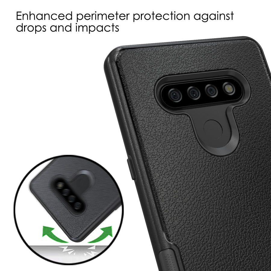 MyBat TUFF Subs Series Case for Lg Stylo 6 - Natural Black / Black - MLSTL6CSF3TS001-5.jpg