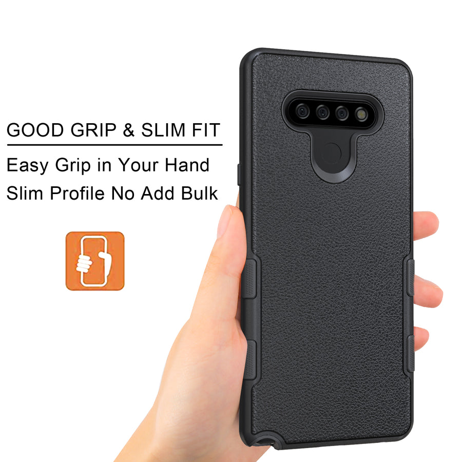 MyBat TUFF Subs Series Case for Lg Stylo 6 - Natural Black / Black - MLSTL6CSF3TS001-6.jpg