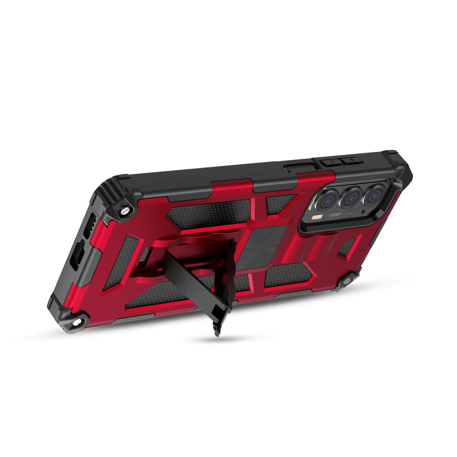 MyBat Sturdy Hybrid Protector Cover (with Stand) for Motorola Edge (2021) / Edge 5G UW - Red / Black - MME21CSFSSS003-7.jpg