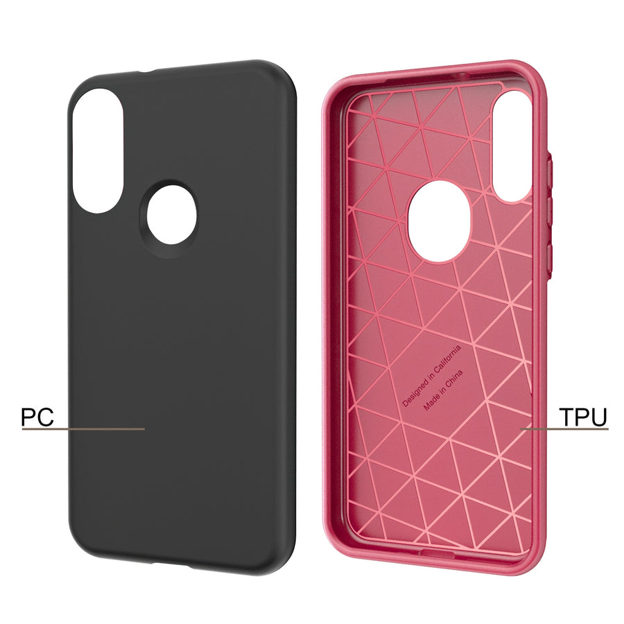 MyBat Fuse Series Case for Motorola Moto E (2020) / Moto E7 (2020) - Black / Red - MME7CSD5FS002-3.jpg