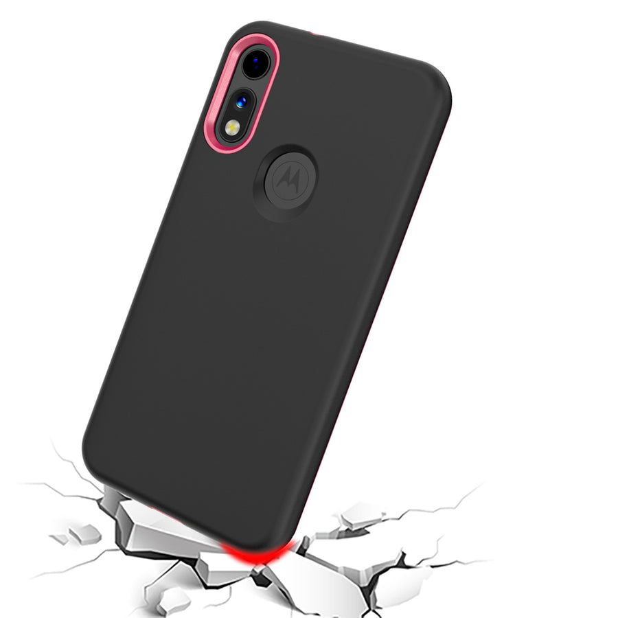 MyBat Fuse Series Case for Motorola Moto E (2020) / Moto E7 (2020) - Black / Red - MME7CSD5FS002-4.jpg