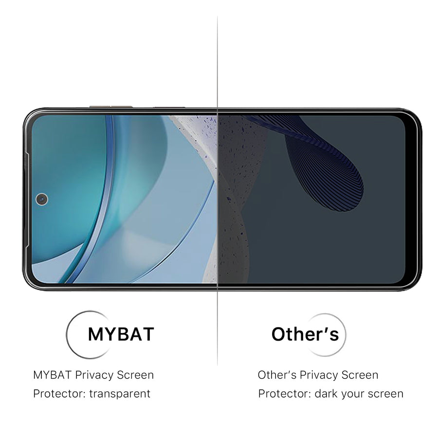 MyBat Privacy Tempered Glass Screen Protector (2.5D) for Motorola Moto G 5G (2023) - Clear - MMG5G23SC67-4.jpg