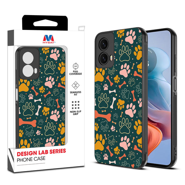 MyBat Design Lab Series Case for Motorola Moto G 5G (2024) - Paw Prints & Bones - MMG5G24CSLESM003-1.jpg