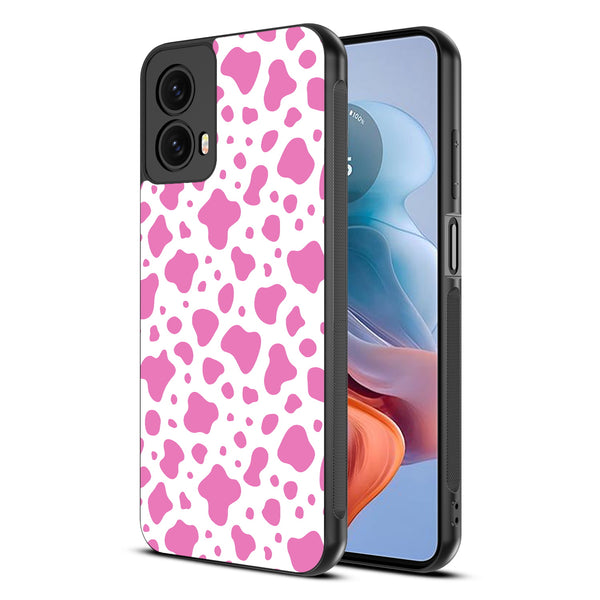 MyBat Design Lab Series Case for Motorola Moto G 5G (2024) - Pink Cow Print - MMG5G24CSLESM015-2.jpg