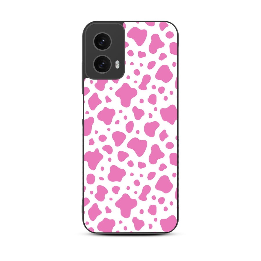 MyBat Design Lab Series Case for Motorola Moto G 5G (2024) - Pink Cow Print - MMG5G24CSLESM015-3.jpg