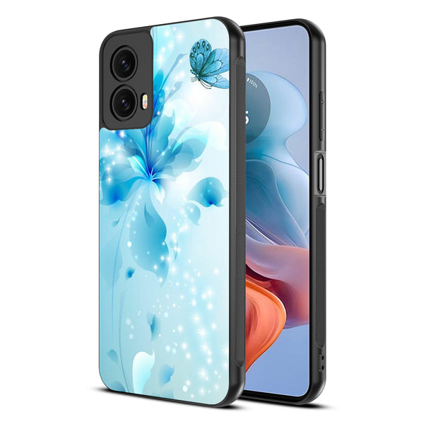 MyBat Design Lab Series Case for Motorola Moto G 5G (2024) - Butterfly & Flowers - MMG5G24CSLESM020-2.jpg