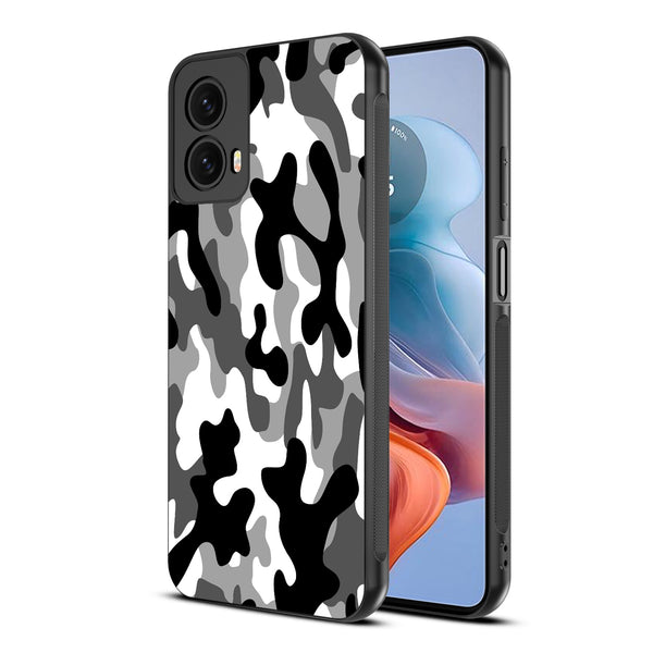 MyBat Design Lab Series Case for Motorola Moto G 5G (2024) - Black & White Camouflage - MMG5G24CSLESM122-2.jpg