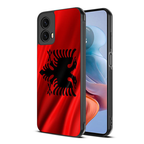MyBat Design Lab Series Case for Motorola Moto G 5G (2024) - Albania Flag - MMG5G24CSLESM140-2.jpg
