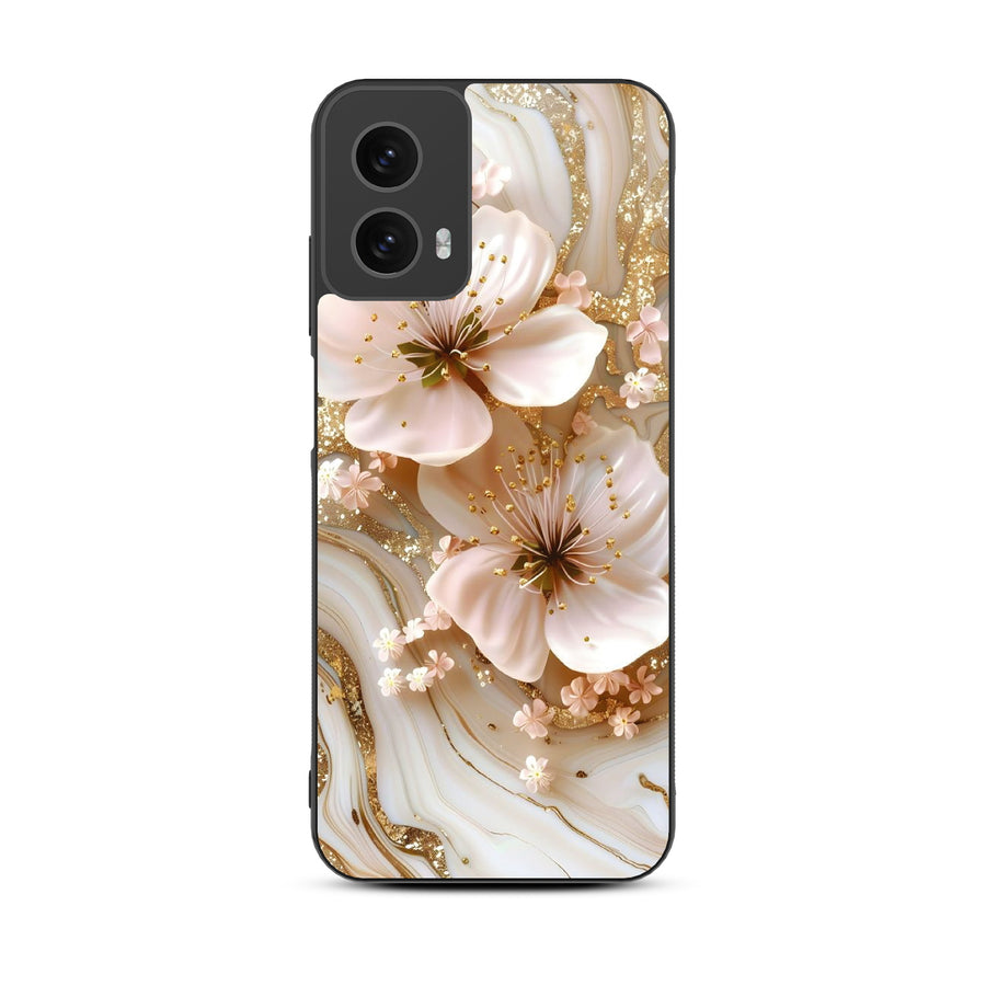 MyBat Design Lab Series Case for Motorola Moto G 5G (2024) - Golden Petal Glow - MMG5G24CSLESM186-3.jpg