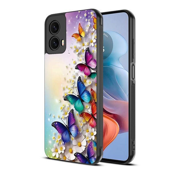 MyBat Design Lab Series Case for Motorola Moto G 5G (2024) - Rainbow Butterflies - MMG5G24CSLESM187-2.jpg