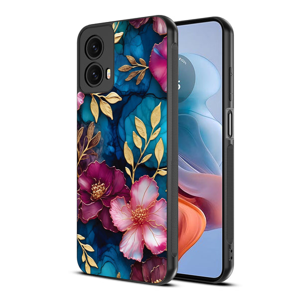 MyBat Design Lab Series Case for Motorola Moto G 5G (2024) - Gilded Petals - MMG5G24CSLESM188-2.jpg