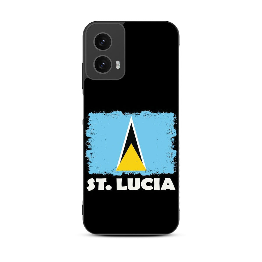 MyBat Design Lab Series Case for Motorola Moto G 5G (2024) - St. Lucia Flag