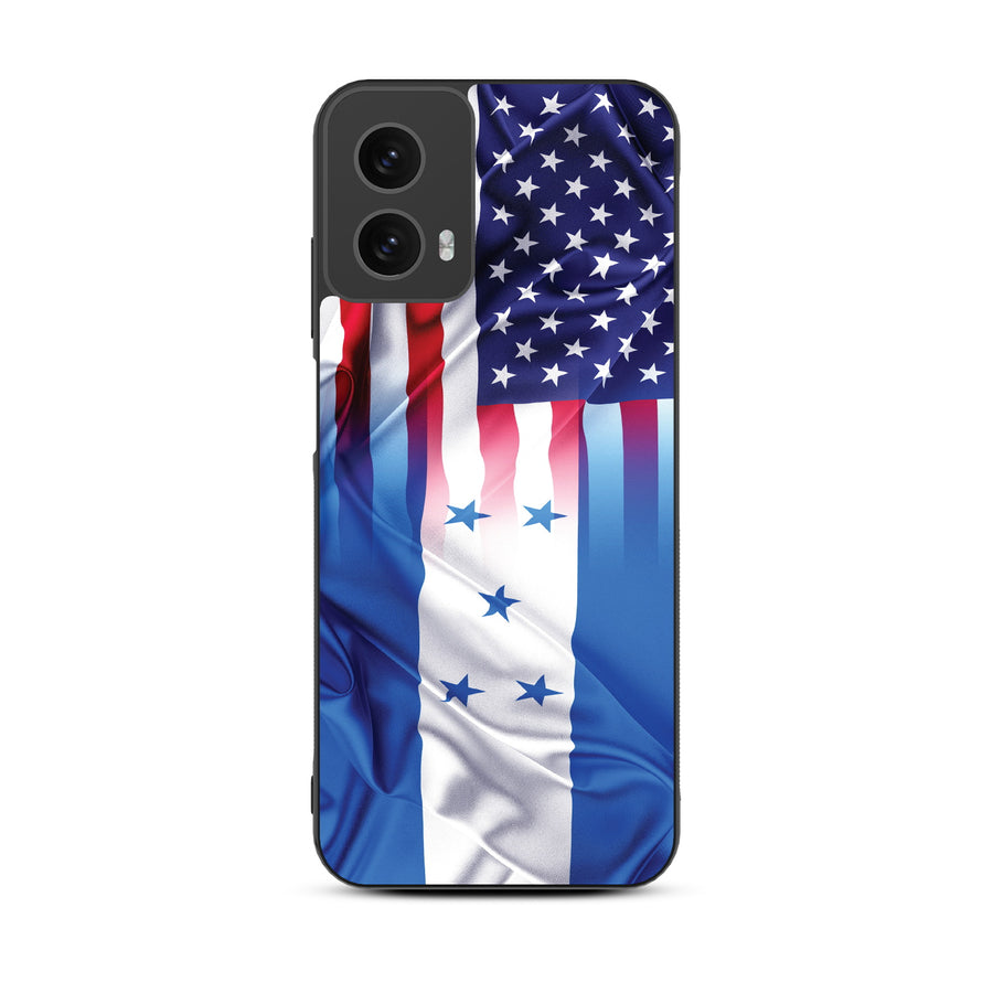 MyBat Design Lab Series Case for Motorola Moto G 5G (2024) - Honduras-USA Flag - MMG5G24CSLESM263-3.jpg