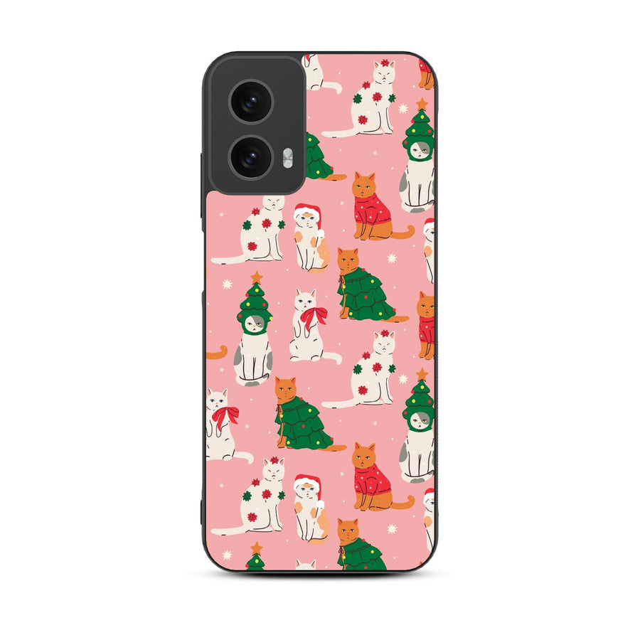 MyBat Design Lab Series Case for Motorola Moto G 5G (2024) - Meowy Christmas