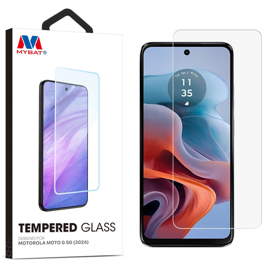 MyBat Tempered Glass Screen Protector (2.5D) for Motorola Moto G 5G (2024) - Clear
