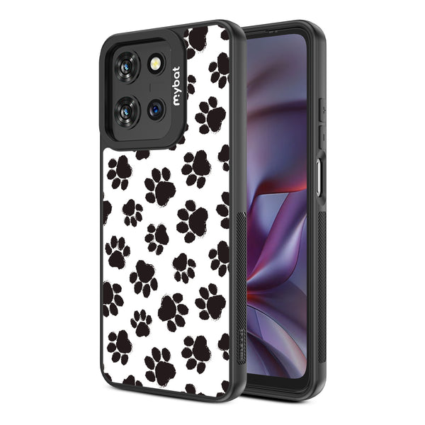 MyBat Design Lab Series Case for Motorola Moto G 5G (2025) / Moto G 5G (2026) / Moto G Play (2026) – Black Paw Prints - MMG5G25CSLESMP002-2.jpg
