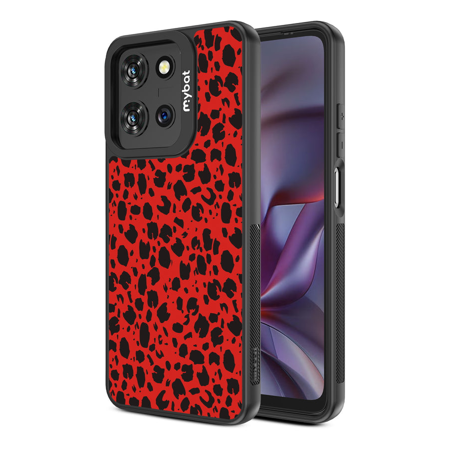 MyBat Design Lab Series Case for Motorola Moto G 5G (2025) / Moto G 5G (2026) / Moto G Play (2026) – Red Leopard Print - MMG5G25CSLESMP008-2.jpg