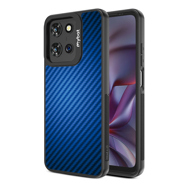 MyBat Design Lab Series Case for Motorola Moto G 5G (2025) / Moto G 5G (2026) / Moto G Play (2026) – Blue Carbon Fiber - MMG5G25CSLESMP084-2.jpg