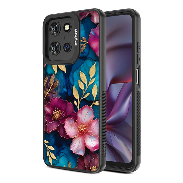MyBat Design Lab Series Case for Motorola Moto G 5G (2025) / Moto G 5G (2026) / Moto G Play (2026) – Gilded Petals - MMG5G25CSLESMP188-2.jpg