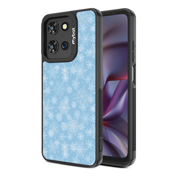 MyBat Design Lab Series Case for Motorola Moto G 5G (2025) / Moto G 5G (2026) / Moto G Play (2026) – Blue Snowflakes - MMG5G25CSLESMP283-2.jpg