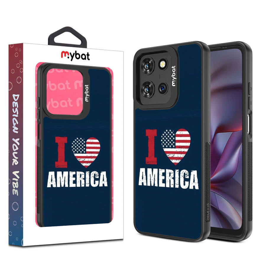 MyBat Design Lab Series Case for Motorola Moto G 5G (2025) / Moto G 5G (2026) / Moto G Play (2026) - I Love America