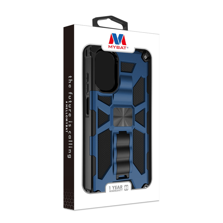 MyBat Sturdy Hybrid Protector Cover (with Stand) for Motorola Moto G 5G (2022) - Ink Blue / Black - MMG5GCSFSSS002-10.jpg