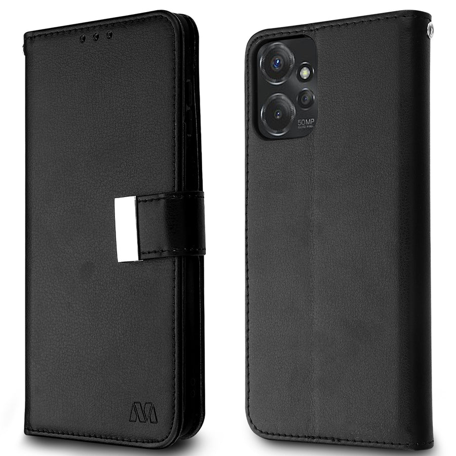 MyBat MyJacket Wallet Xtra Series for Motorola Moto G Power 5G (2023) - Black / Black - MMGPW23PCMJG031-6.jpg