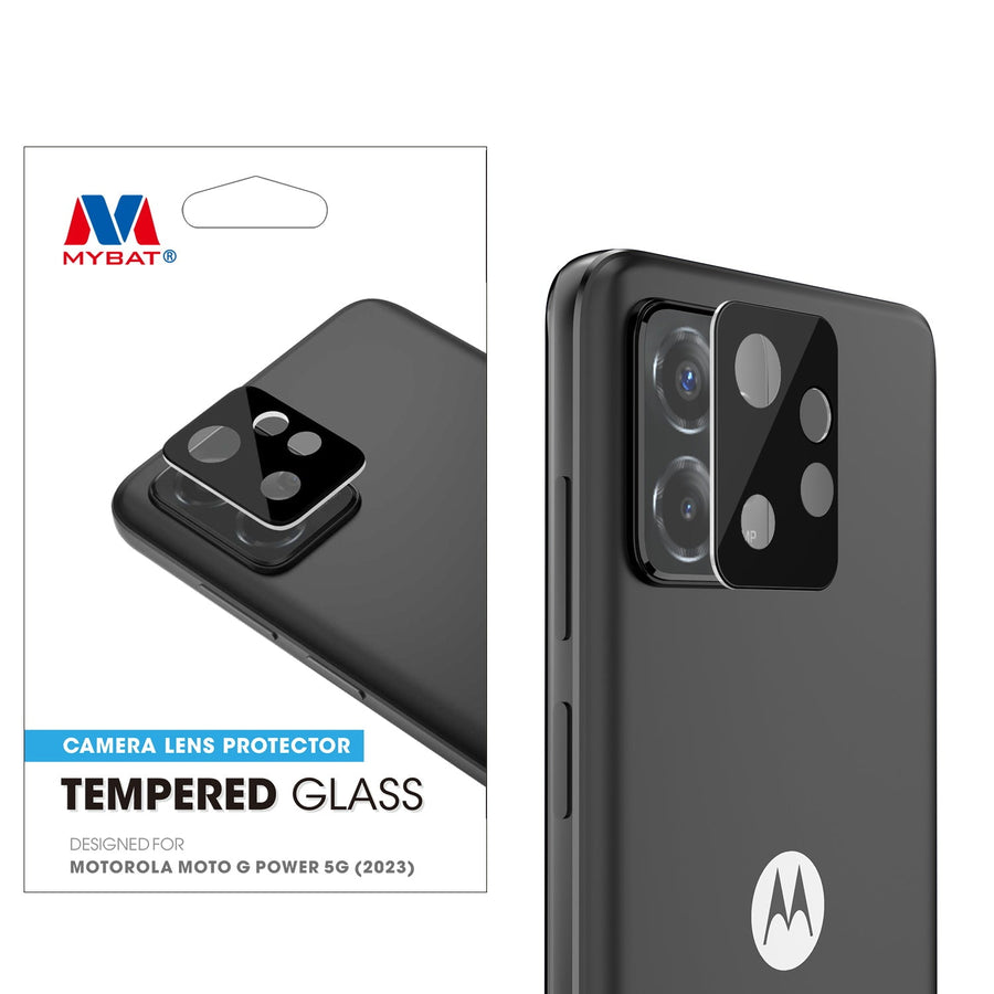 MyBat Tempered Glass Lens Protector for Motorola Moto G Power 5G (2023) - Black