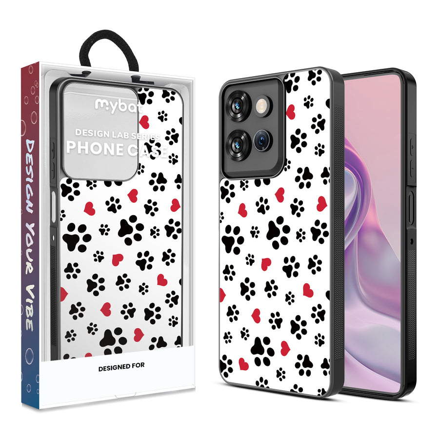 MyBat Design Lab Series Case for Motorola Moto G Power 5G 2026 / 2025 - Paw Prints and Hearts - MMGPW26CSLESM001-1.jpg