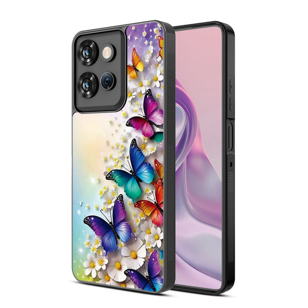 MyBat Design Lab Series Case for Motorola Moto G Power 5G 2026 / 2025 - Rainbow Butterflies - MMGPW26CSLESM187-2.jpg