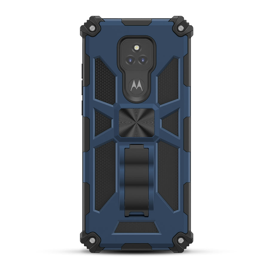 MyBat Sturdy Hybrid Protector Cover (with Stand) for Motorola Moto G Play (2021) - Ink Blue / Black - MMGPY21CSFSSS002-3.jpg
