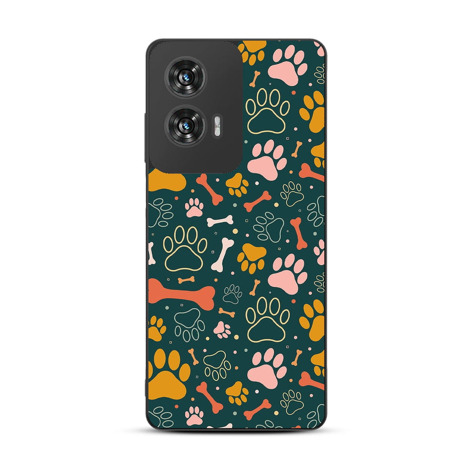 MyBat Design Lab Series Case for Motorola Moto G Stylus 5G (2024) - Paw Prints & Bones