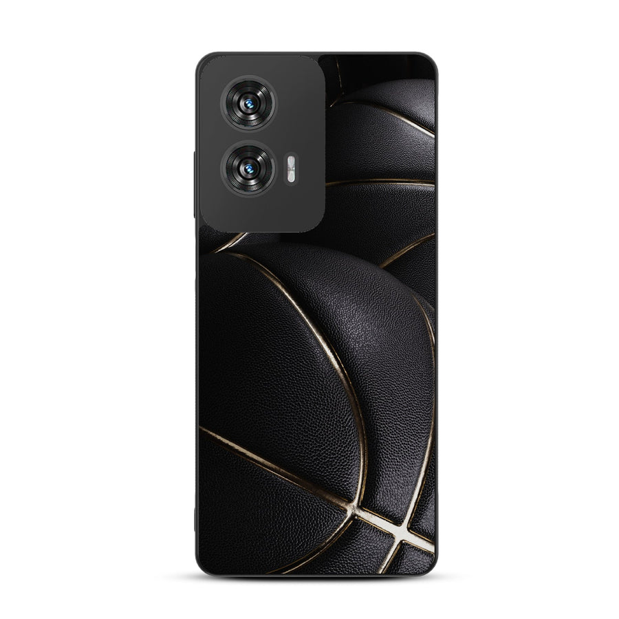 MyBat Design Lab Series Case for Motorola Moto G Stylus 5G (2024) - Black Basketballs
