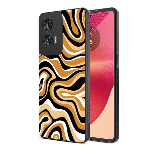 MyBat Design Lab Series Case for Motorola Moto G Stylus 5G (2024) - Groovy Golden Swirls - MMGS5G24CSLESM093-2.jpg