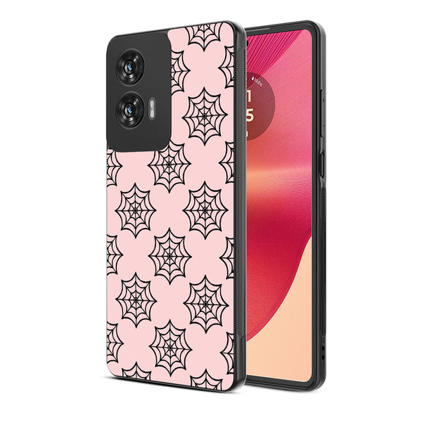 MyBat Design Lab Series Case for Motorola Moto G Stylus 5G (2024) - Pink Spider Web - MMGS5G24CSLESM227-2.jpg