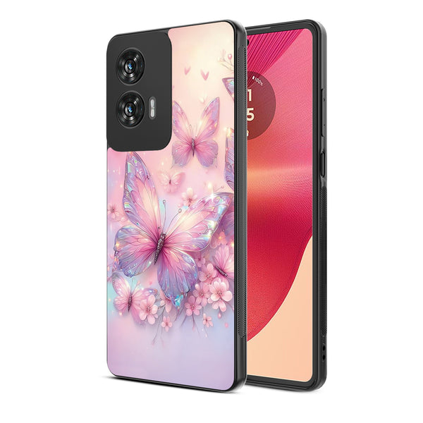 MyBat Design Lab Series Case for Motorola Moto G Stylus 5G (2024) - Pink Butterflies - MMGS5G24CSLESM361-2.jpg