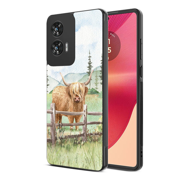 MyBat Design Lab Series Case for Motorola Moto G Stylus 5G (2024) - Highland Cow - MMGS5G24CSLESM470-2.jpg