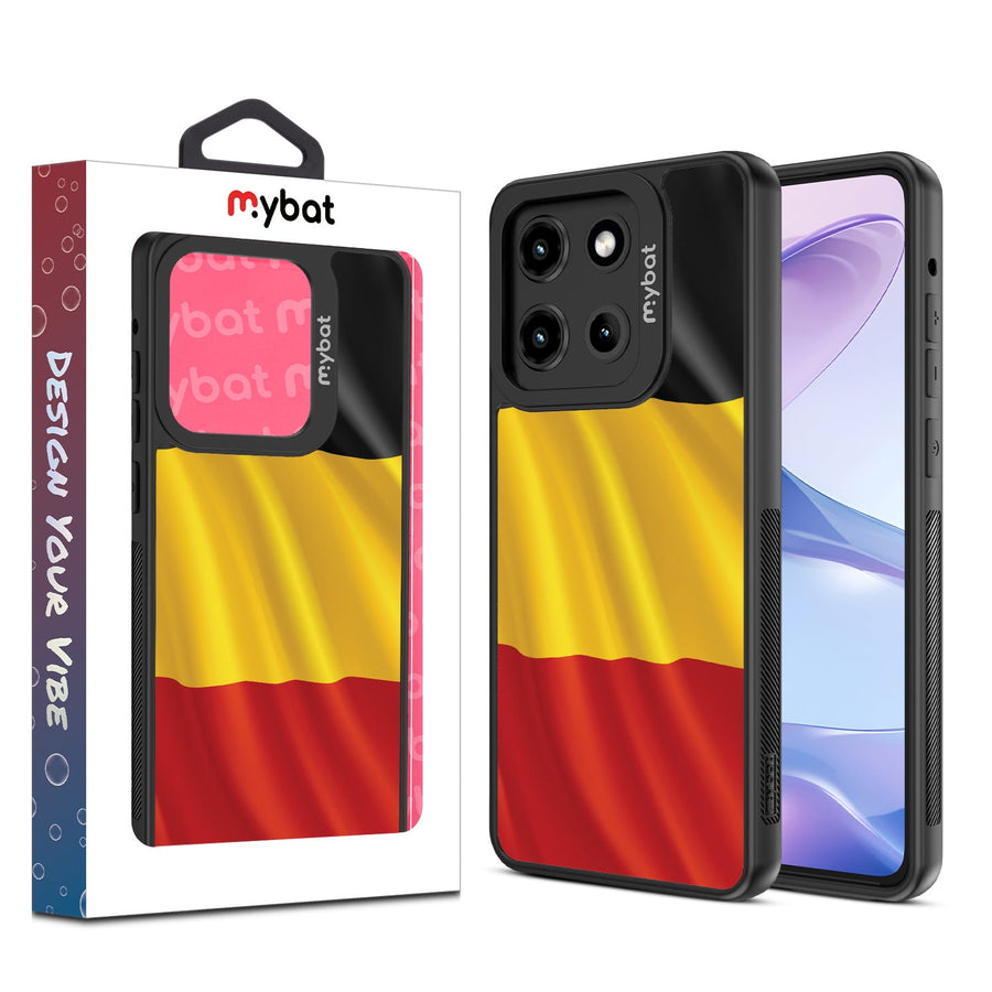 MyBat Design Lab Series Case for Motorola Moto G Stylus 5G (2025) / Moto G Stylus 5G (2026) - Belgium Flag