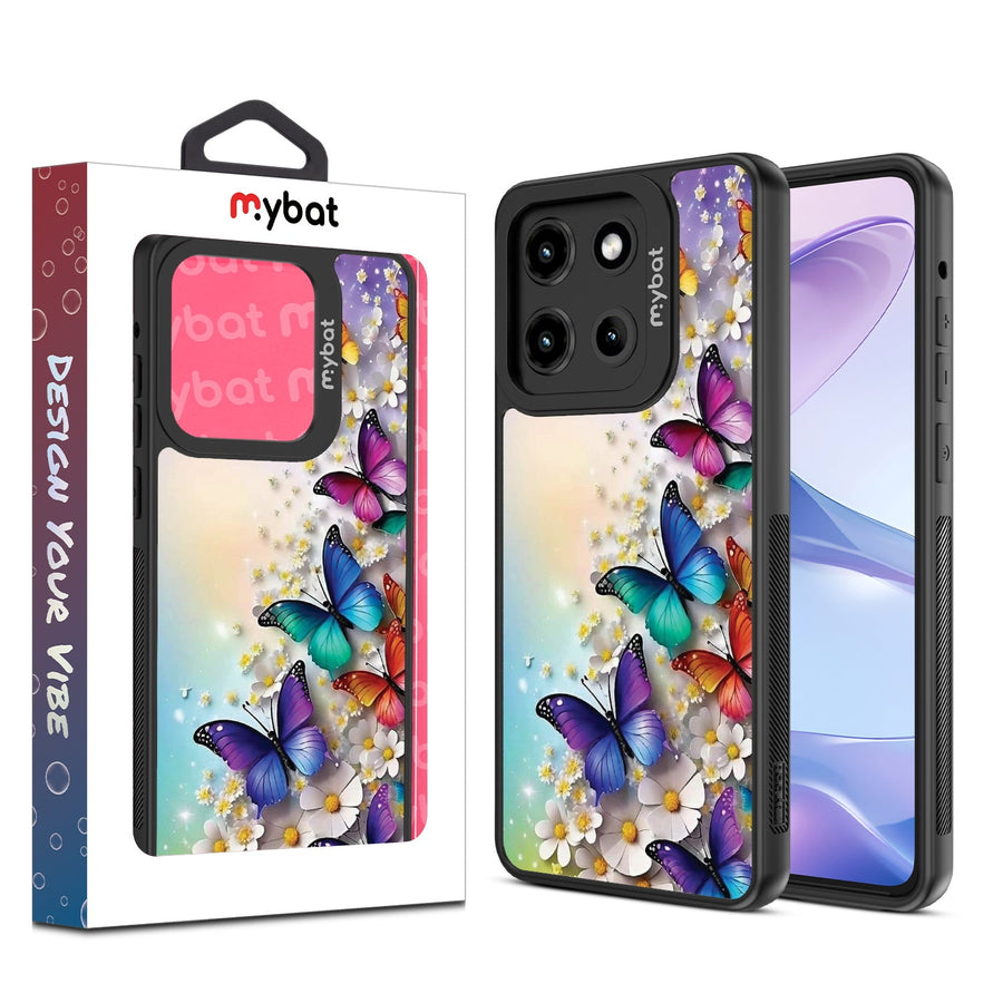 MyBat Design Lab Series Case for Motorola Moto G Stylus 5G (2025) / Moto G Stylus 5G (2026) - Rainbow Butterflies