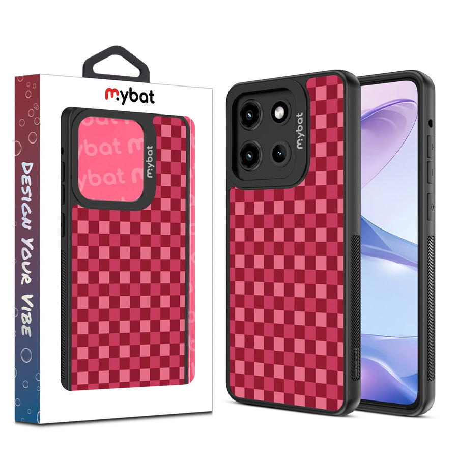 MyBat Design Lab Series Case for Motorola Moto G Stylus 5G (2025) / Moto G Stylus 5G (2026) - Raspberry Check
