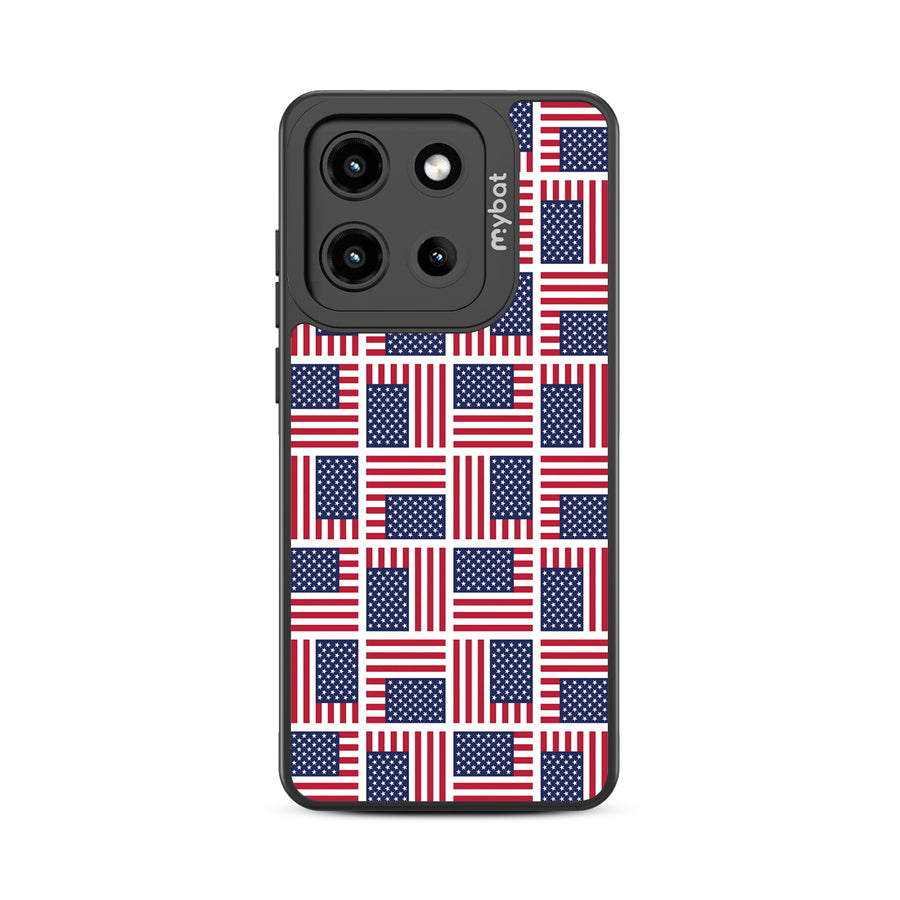 MyBat Design Lab Series Case for Motorola Moto G Stylus 5G (2026) / (2025) – Flag Patchwork - MMGS5G25CSLESMP519-2.JPG