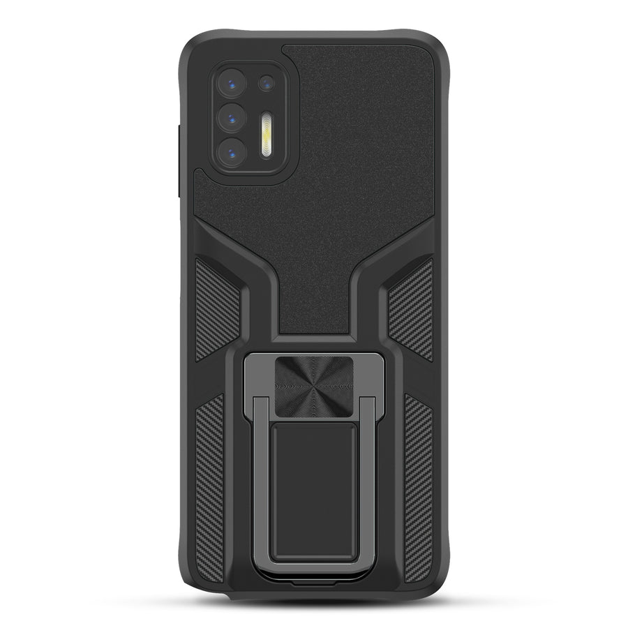 MyBat Hybrid Protector Case (with Ring Stand) for Motorola Moto G Stylus (2021) - Black / Black - MMGST21CSFSSS561-3.jpg