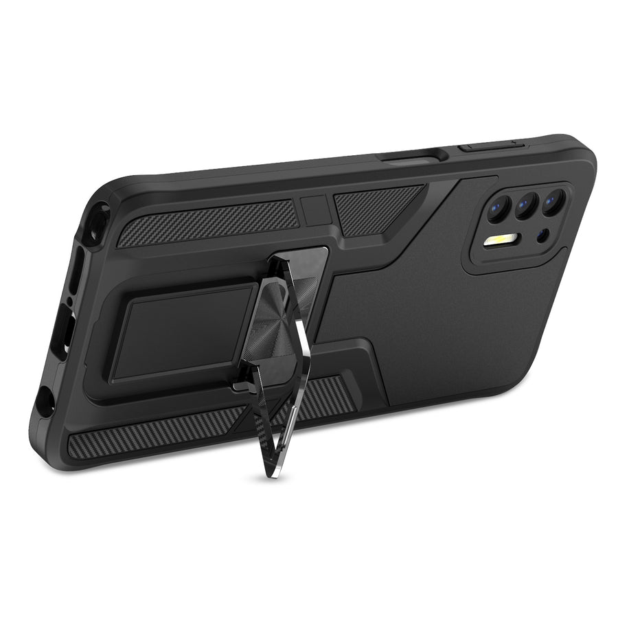 MyBat Hybrid Protector Case (with Ring Stand) for Motorola Moto G Stylus (2021) - Black / Black - MMGST21CSFSSS561-7.jpg