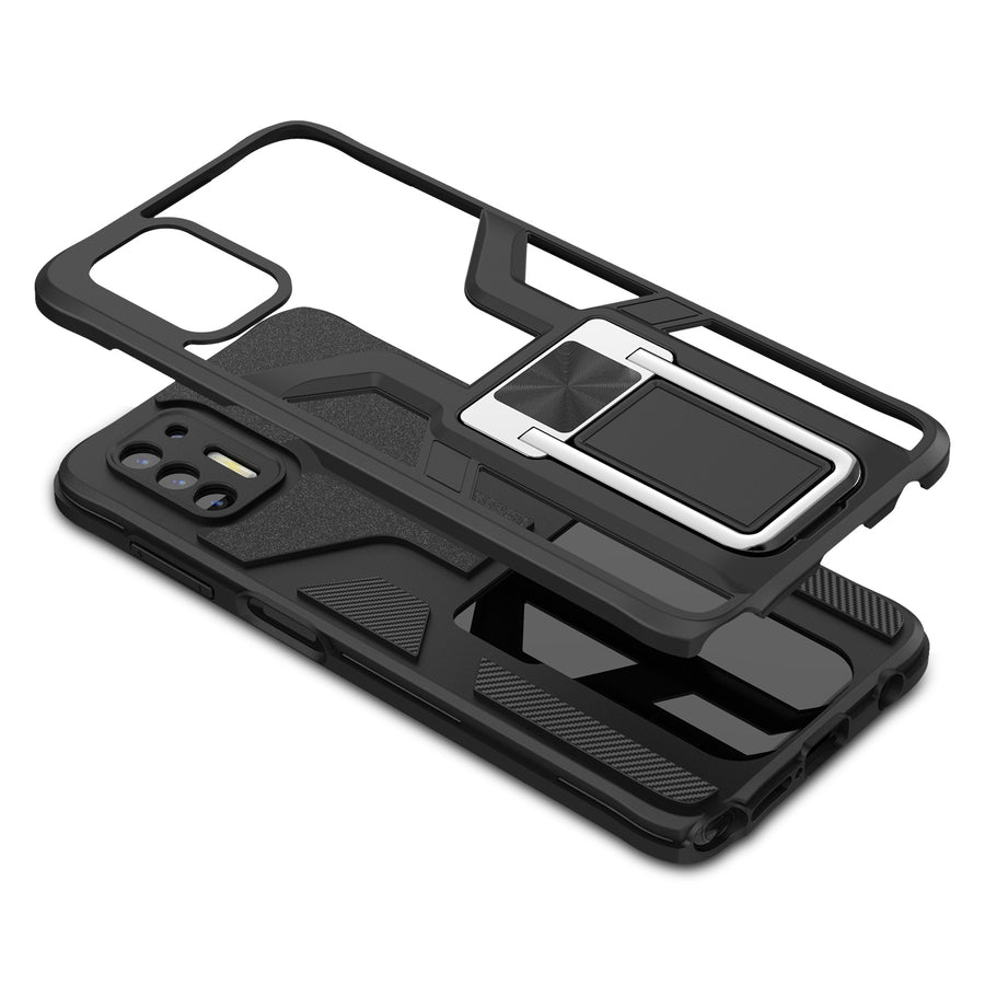 MyBat Hybrid Protector Case (with Ring Stand) for Motorola Moto G Stylus (2021) - Black / Black - MMGST21CSFSSS561-8.jpg