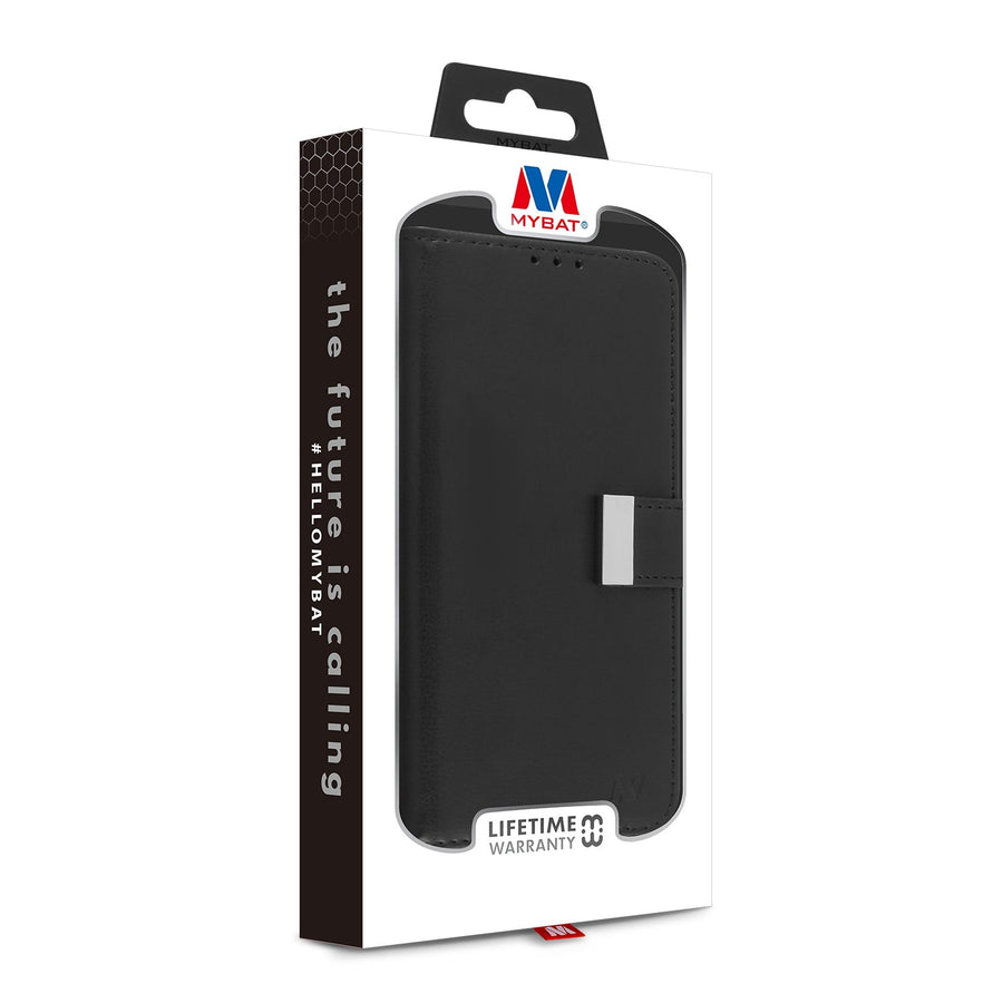 MyBat MyJacket Wallet Xtra Series for Motorola Moto G Stylus (2021) - Black / Black
