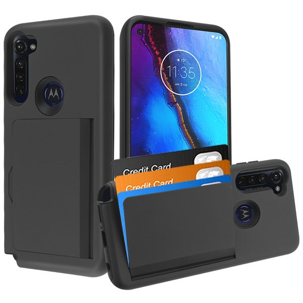 MyBat Poket Hybrid Protector Cover (with Back Film) for Motorola Moto G Stylus - Black / Black - MMGSTCSPKTS001-2.jpg