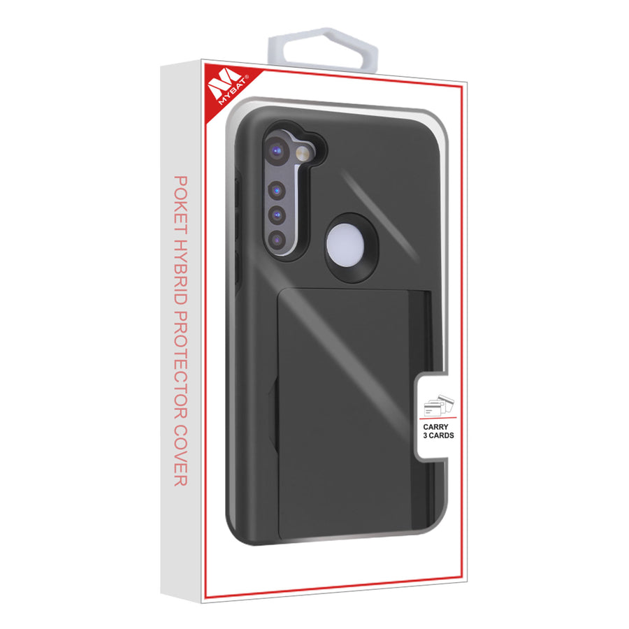 MyBat Poket Hybrid Protector Cover (with Back Film) for Motorola Moto G Stylus - Black / Black - MMGSTCSPKTS001-6.jpg